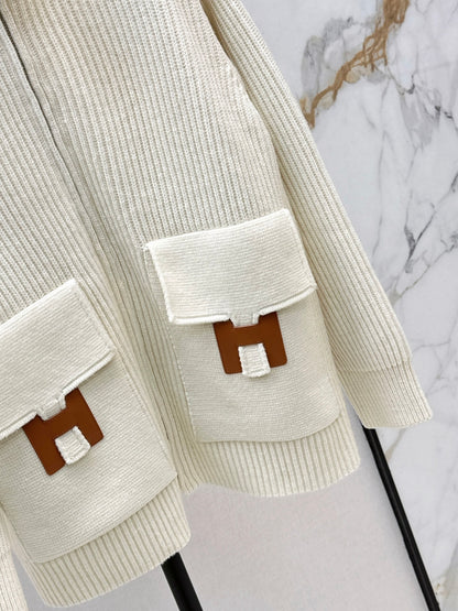 Herm 25fw knitted jacket