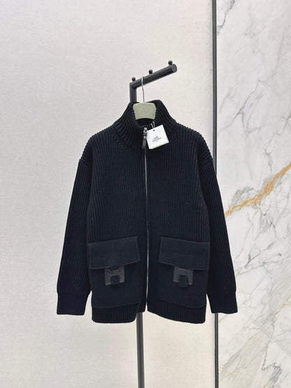Herm 25fw knitted jacket