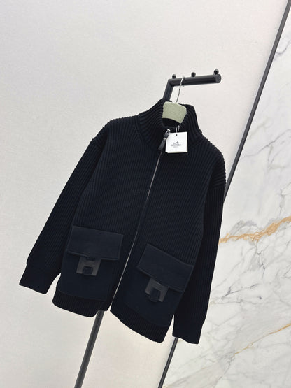 Herm 25fw knitted jacket