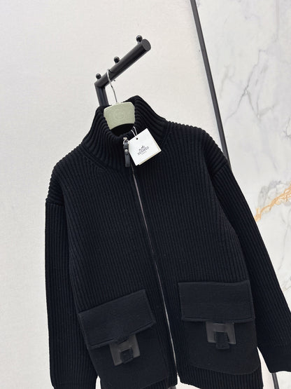 Herm 25fw knitted jacket