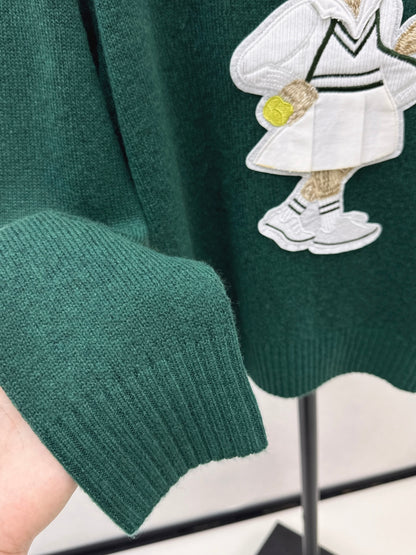 Ral 25fw embroidered sweater
