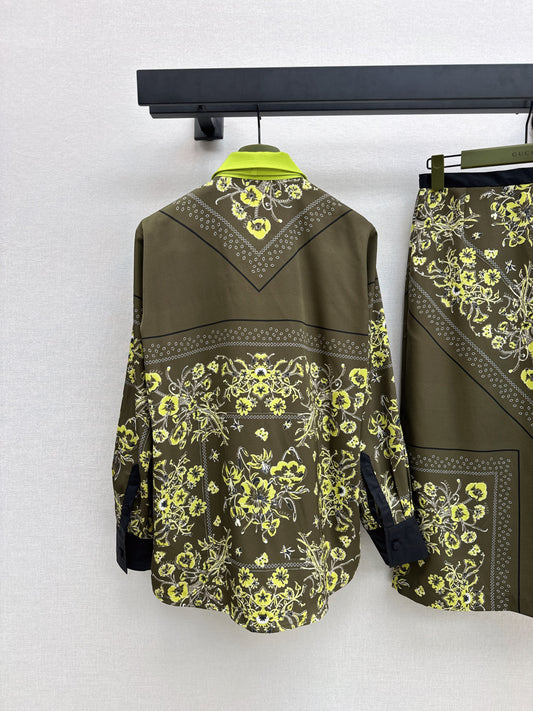 Guc 25fw floral shirt