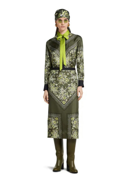 Guc 25fw floral skirt