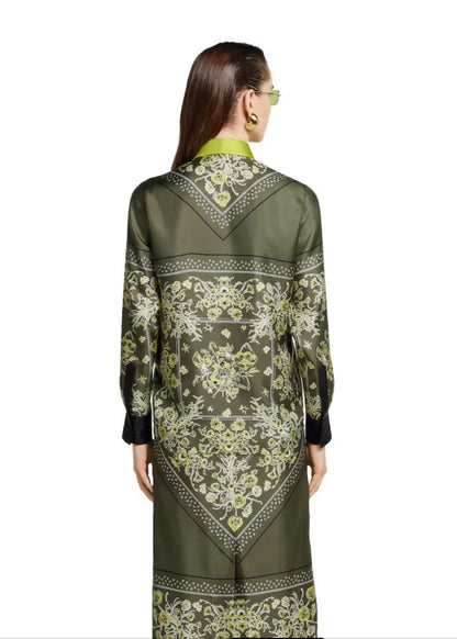 Guc 25fw floral shirt