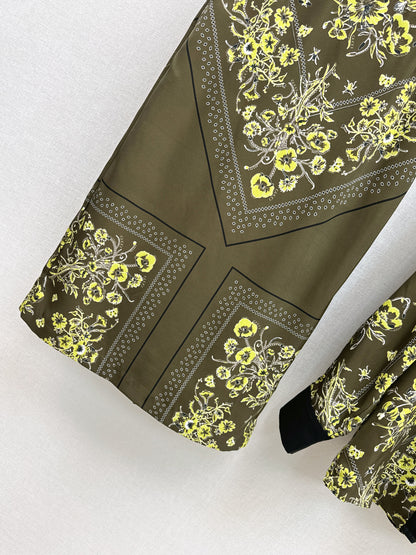Guc 25fw floral skirt