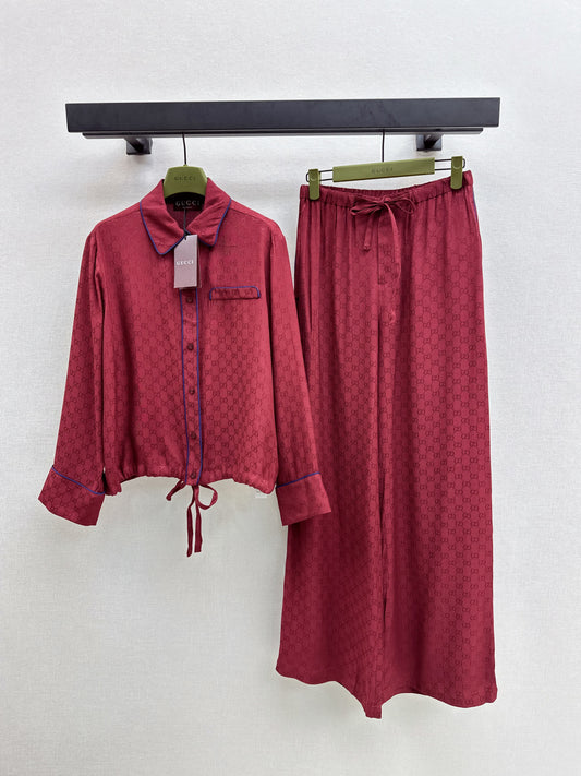 Guc 25fw jacquard suit
