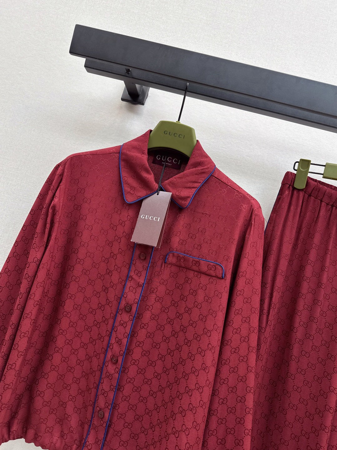 Guc 25fw jacquard suit