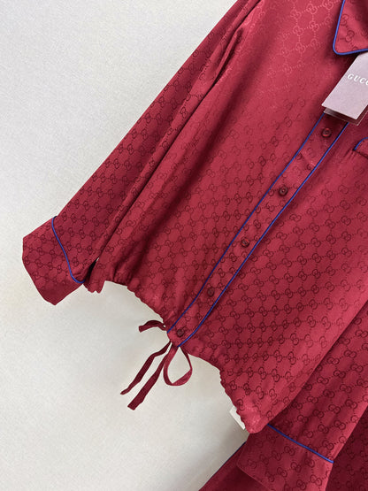 Guc 25fw jacquard suit