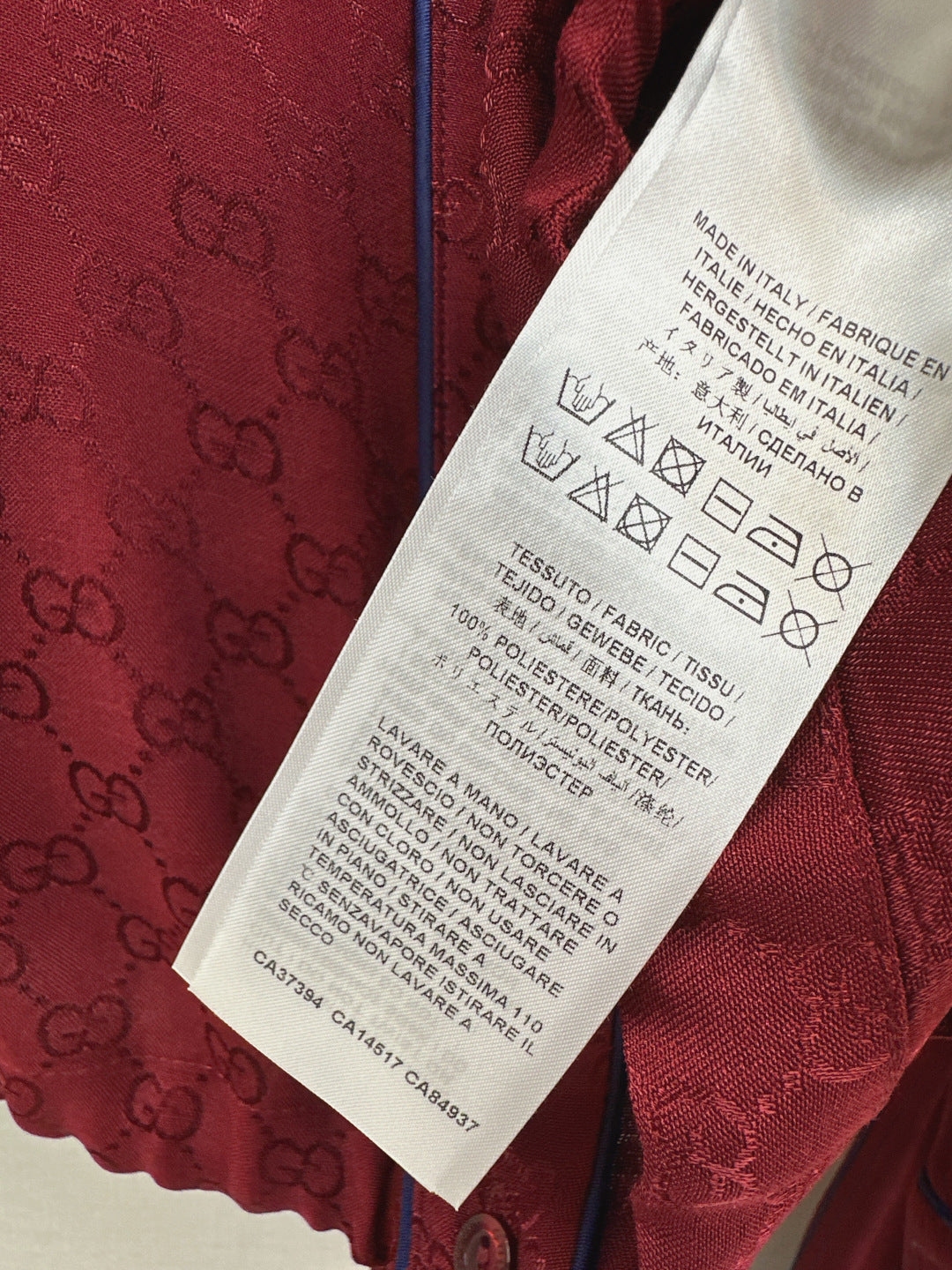 Guc 25fw jacquard suit