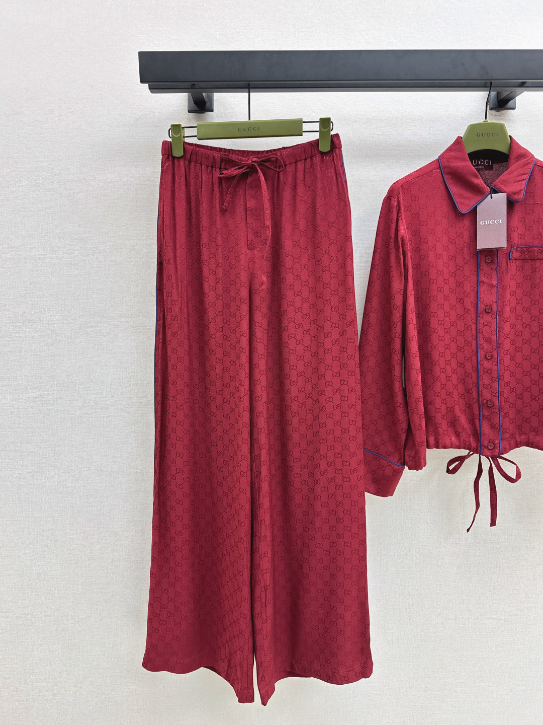 Guc 25fw jacquard suit
