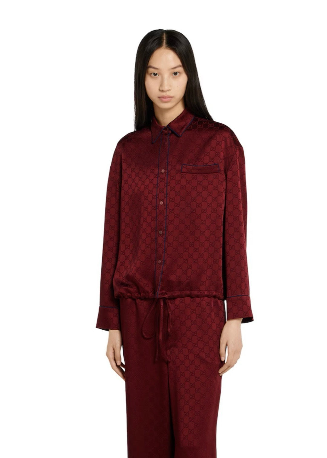 Guc 25fw jacquard suit