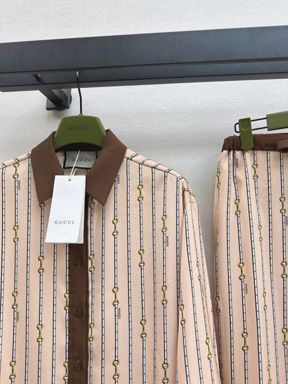 Guc 25fw print suit