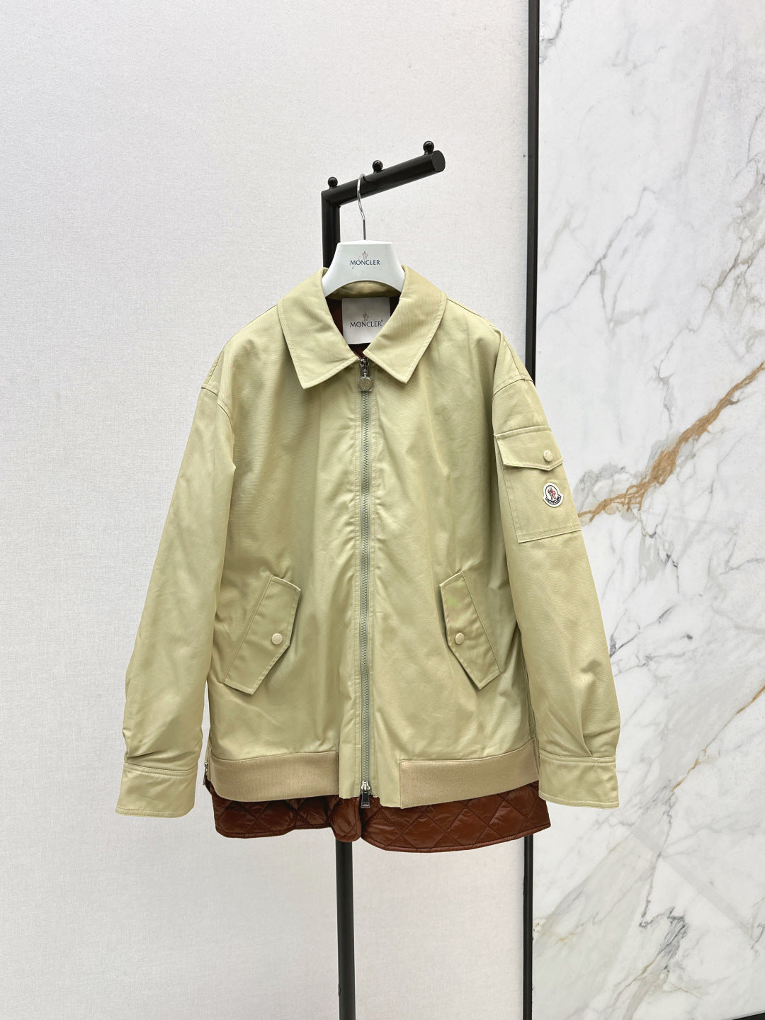 Monc 25fw patchwork jacket