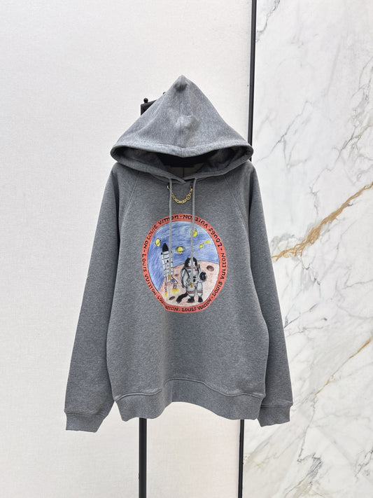 Lou 25fw inted hoodie