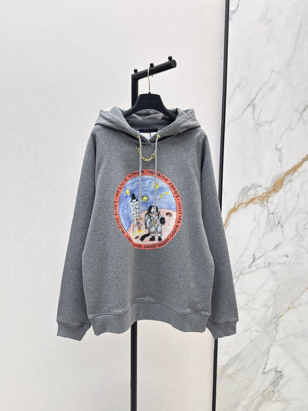 Lou 25fw inted hoodie