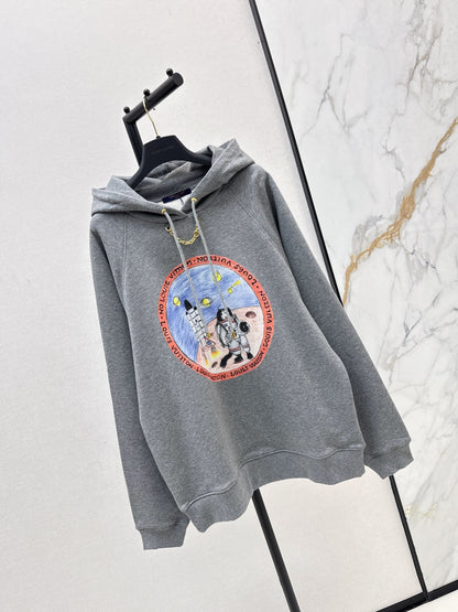 Lou 25fw inted hoodie
