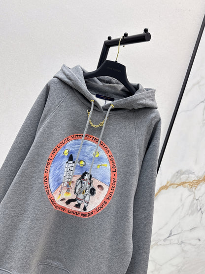 Lou 25fw inted hoodie