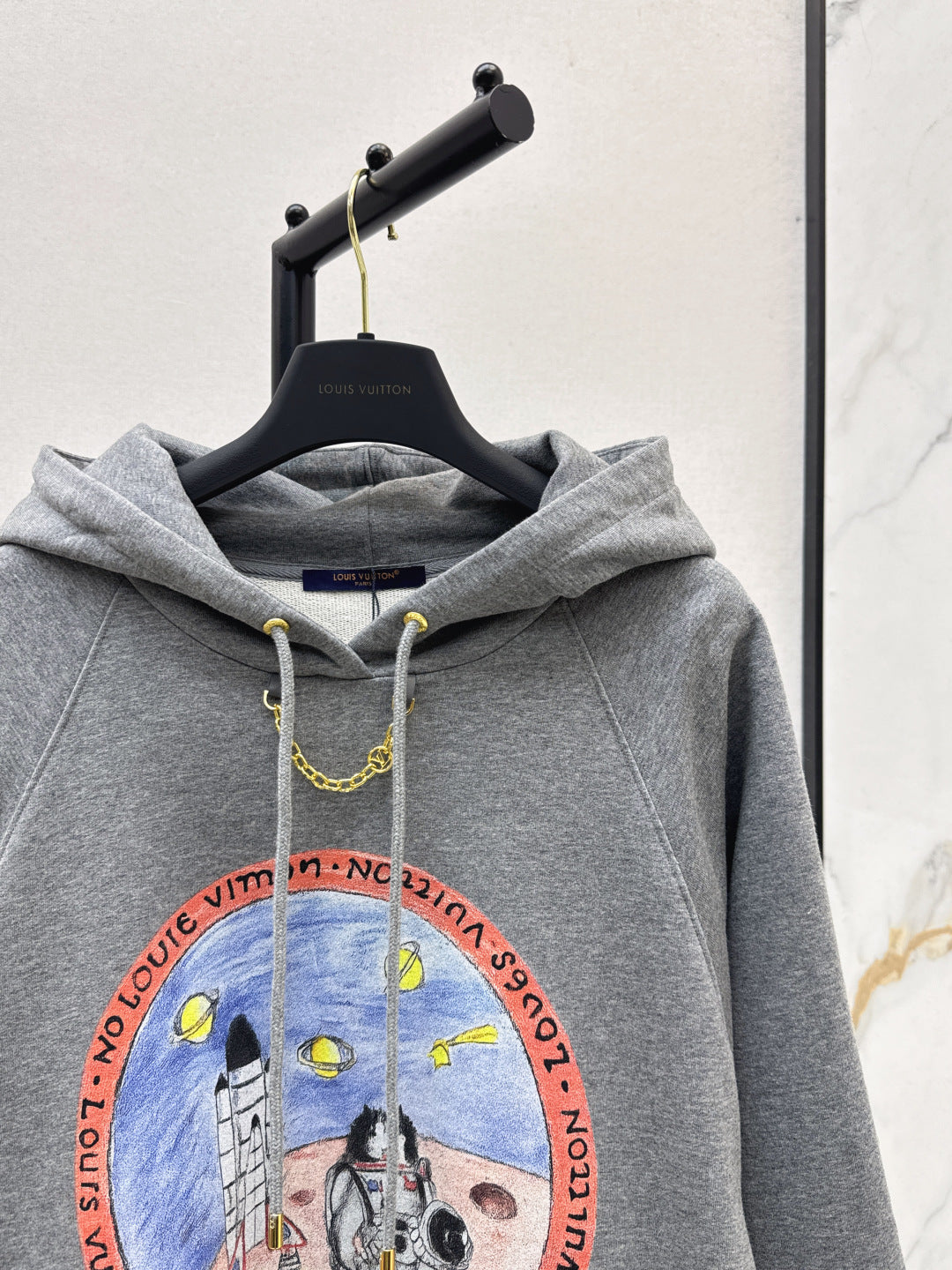 Lou 25fw inted hoodie