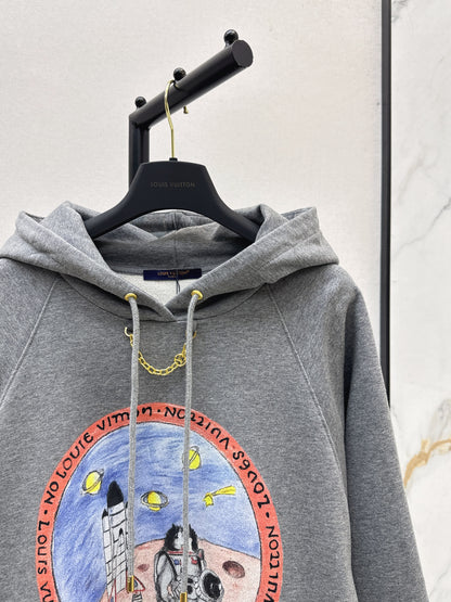 Lou 25fw inted hoodie