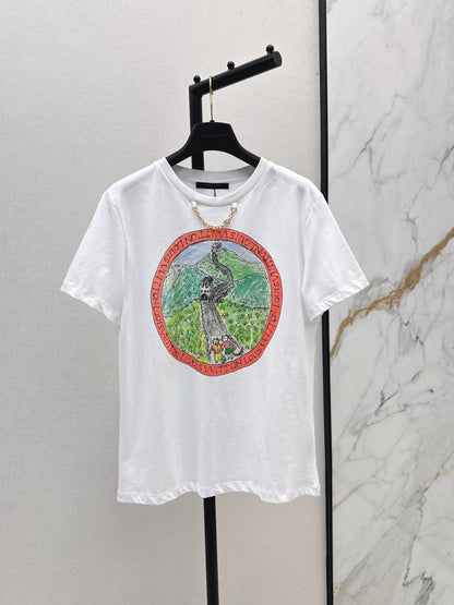 Lou 25ss printed t-shirt