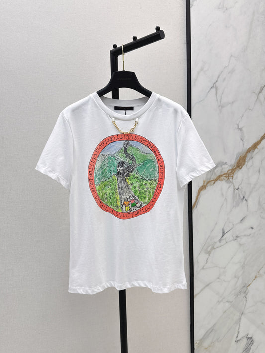 Lou 25ss printed t-shirt