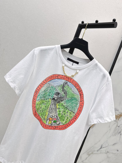 Lou 25ss printed t-shirt
