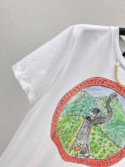 Lou 25ss printed t-shirt