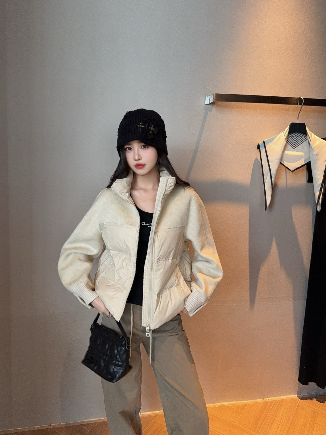 Max 25fw Cashmere dwon jacket