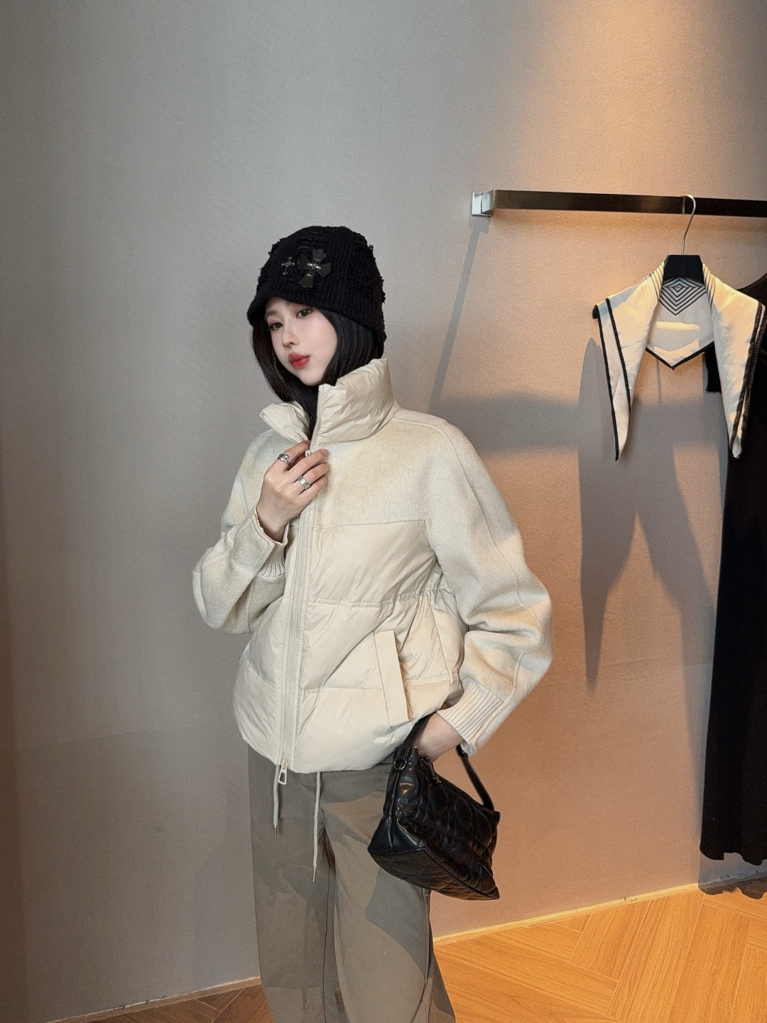 Max 25fw Cashmere dwon jacket