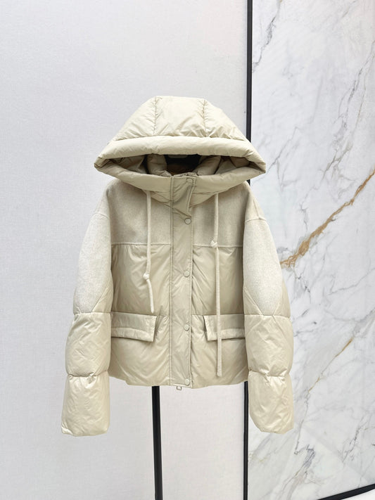 Max 25fw patchwork down jacket