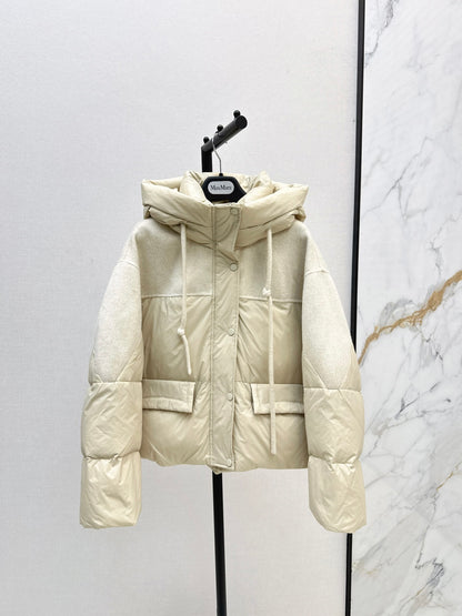 Max 25fw patchwork down jacket
