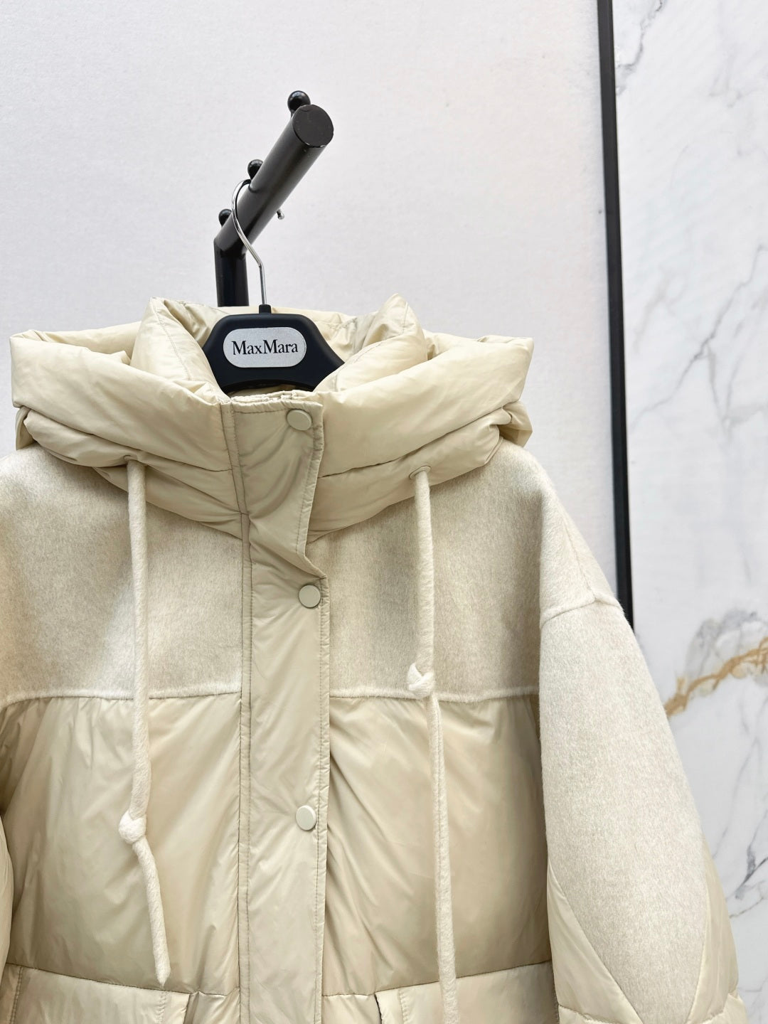 Max 25fw patchwork down jacket