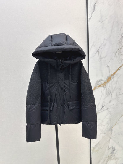 Max 25fw patchwork down jacket