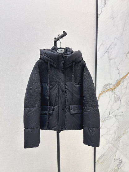Max 25fw patchwork down jacket