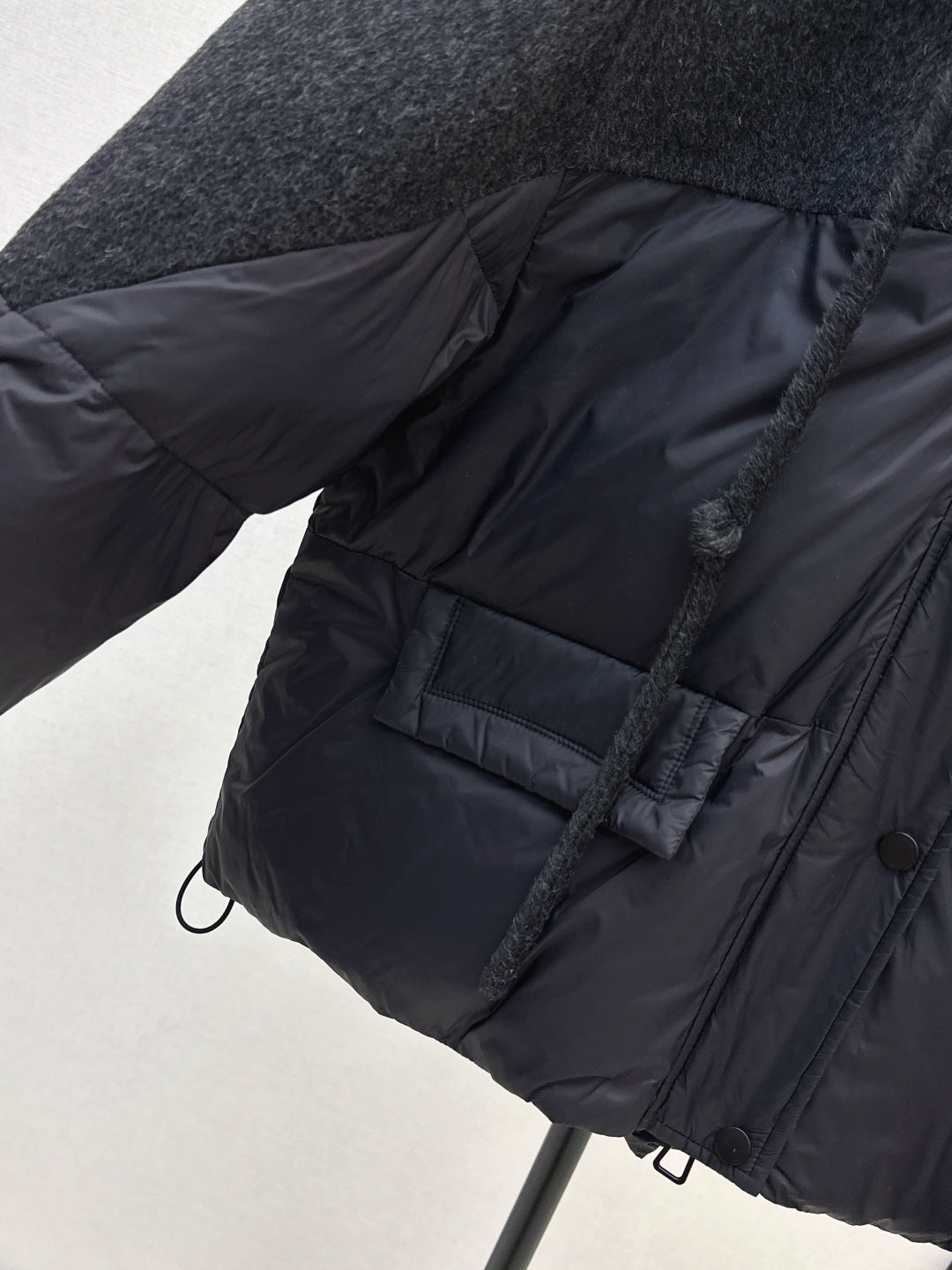 Max 25fw patchwork down jacket