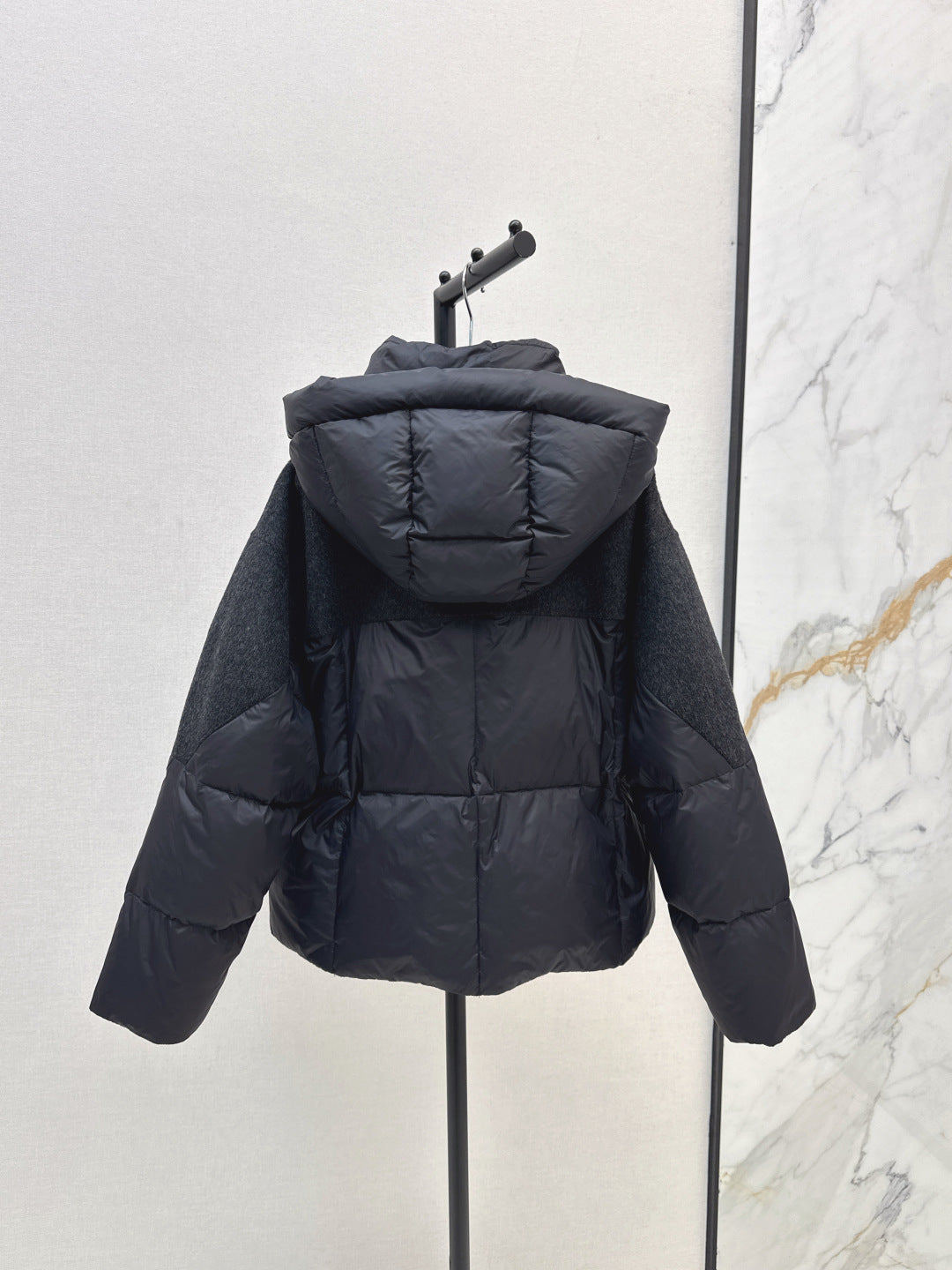 Max 25fw patchwork down jacket