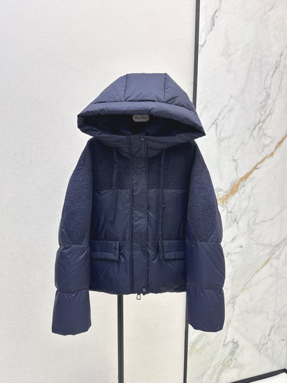 Max 25fw patchwork down jacket