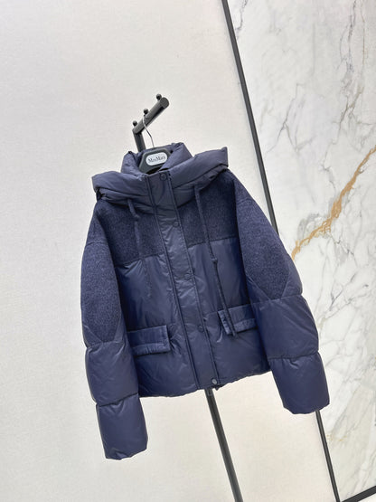 Max 25fw patchwork down jacket