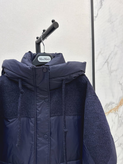 Max 25fw patchwork down jacket