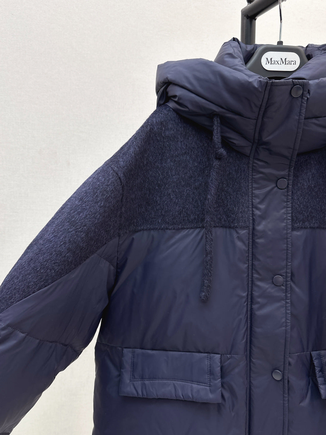 Max 25fw patchwork down jacket