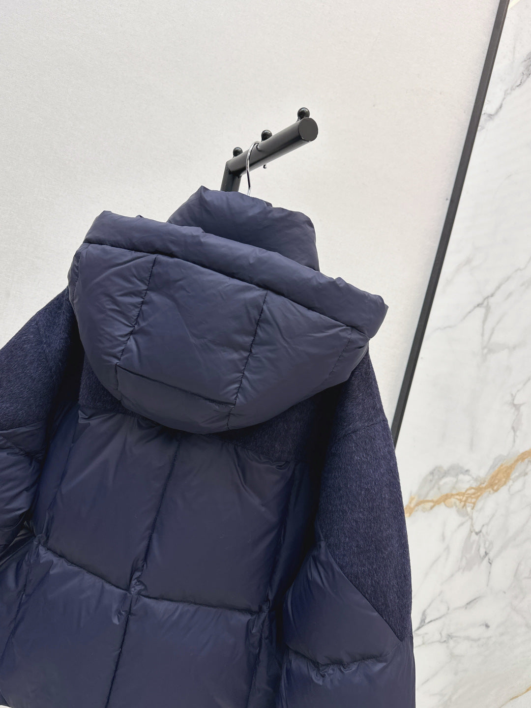 Max 25fw patchwork down jacket