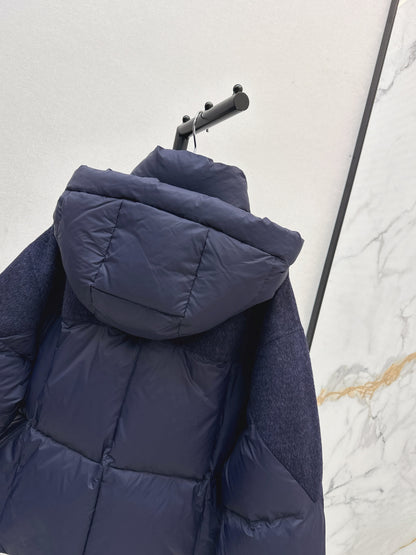 Max 25fw patchwork down jacket