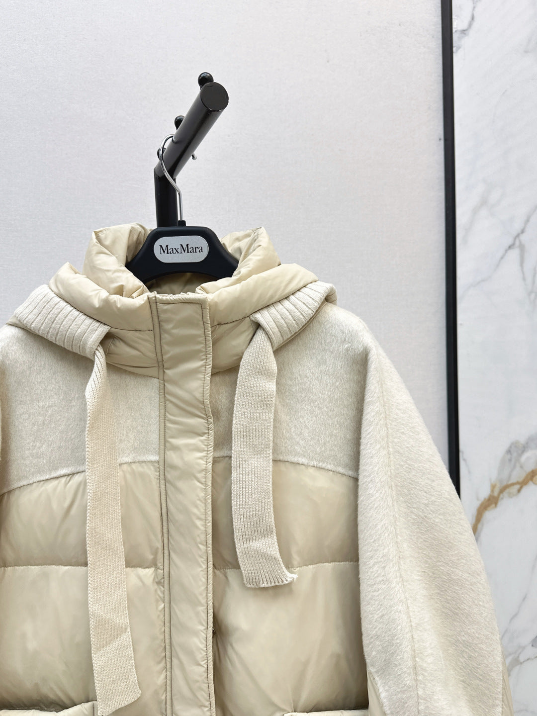 Max 25fw patchwork down jacket