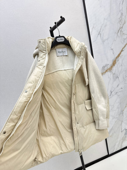 Max 25fw patchwork down jacket