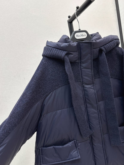 Max 25fw patchwork down jacket