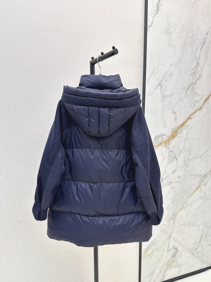 Max 25fw patchwork down jacket