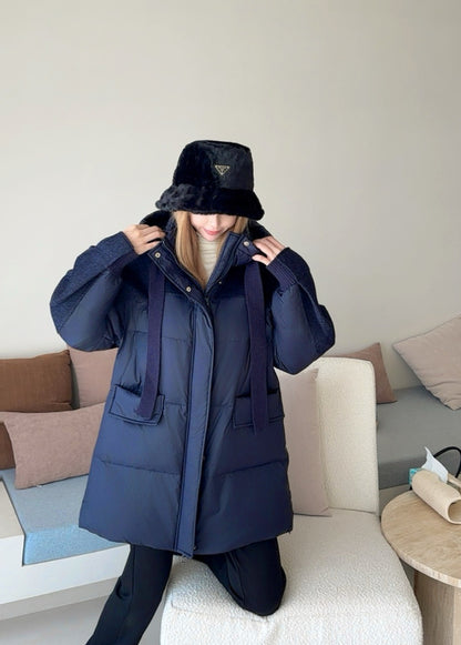 Max 25fw patchwork down jacket