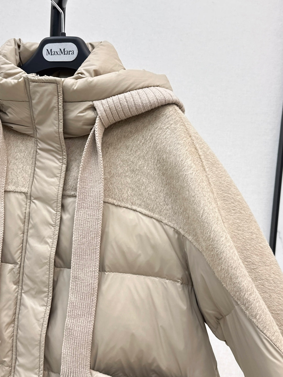 Max 25fw patchwork down jacket