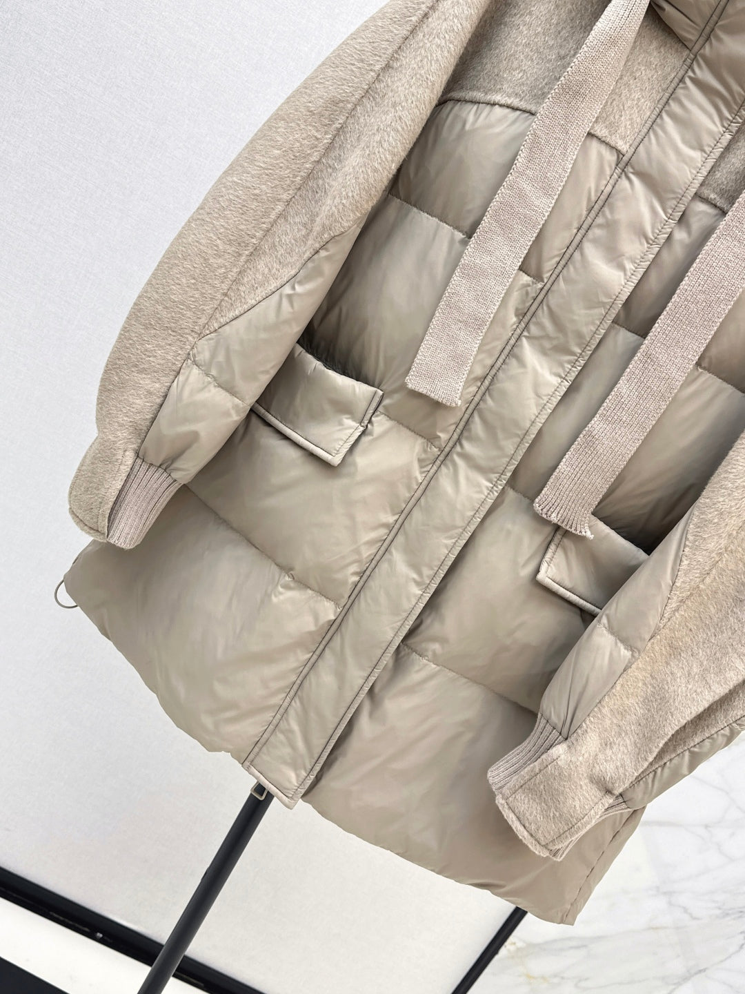 Max 25fw patchwork down jacket