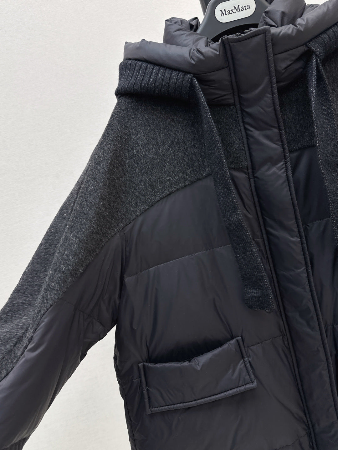 Max 25fw patchwork down jacket